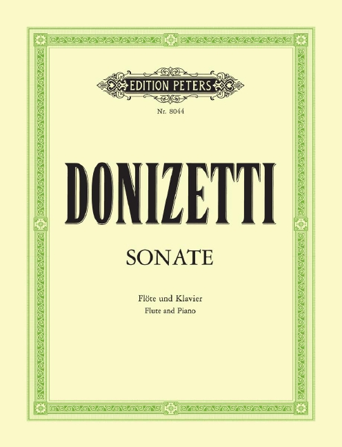 Front Cover Image Sonate für Flöte und Klavier C-Dur (1819)