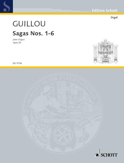 Front Cover Image Sagas Nos. 1-6 op. 20 