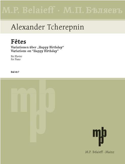 Front Cover Image Fêtes 