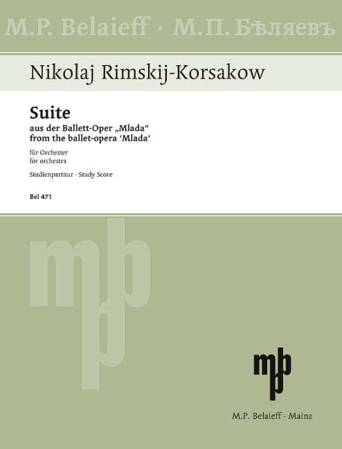 Front Cover Image Suite aus "Mlada" 