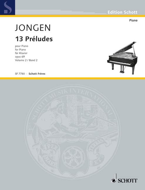 Front Cover Image 13 Préludes op. 69 Band 2