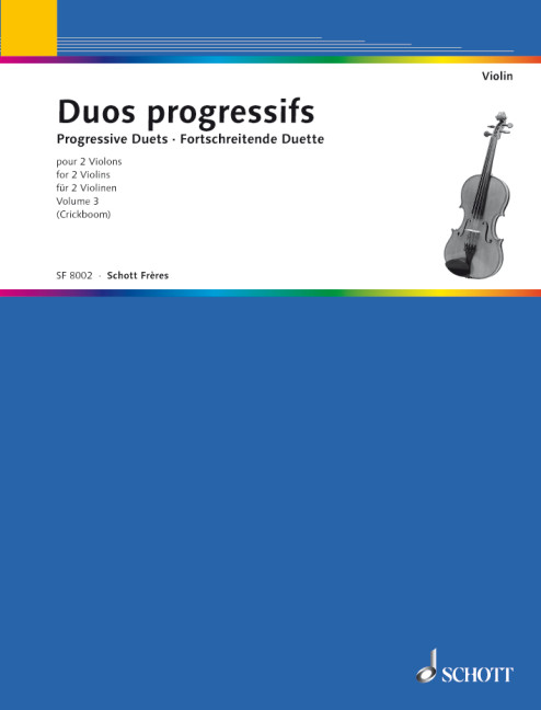 Front Cover Image Duos progessifs Band 3
