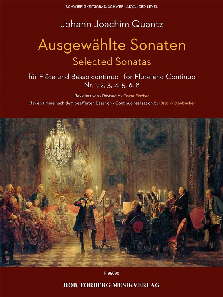 Front Cover Image Ausgewählte Sonaten für Flöte und Basso continuo