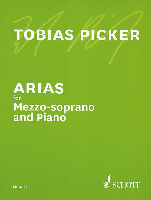 Front Cover Image Arias for Mezzo Soprano and Piano 