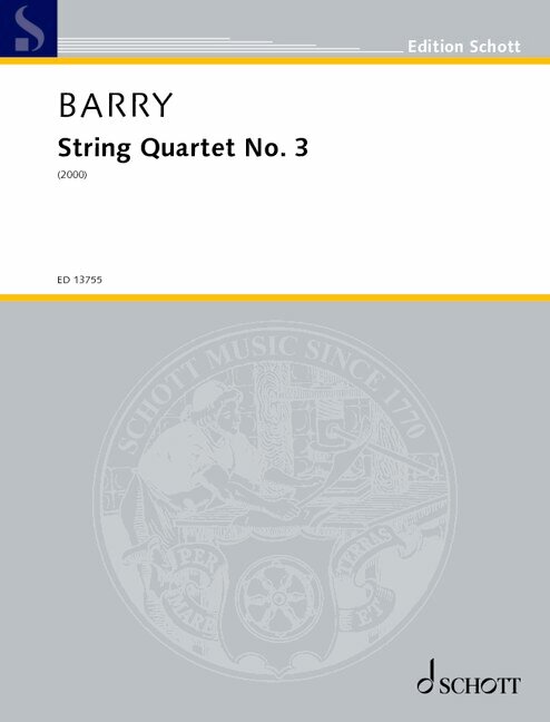Front Cover Image String Quartet No. 3 