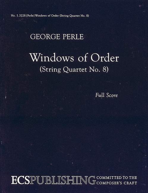 Front Cover Image Windows of Order (String Quartet No. 8) 