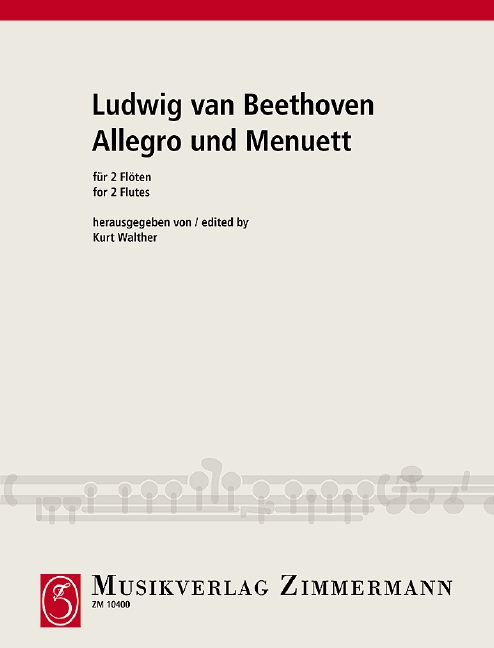 Front Cover Image Allegro und Menuett 