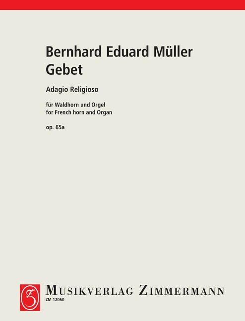 Front Cover Image Gebet op. 65a 