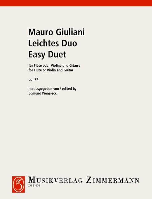 Front Cover Image Leichtes Duo op. 77 