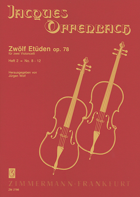 Front Cover Image Zwölf Etüden op. 78 Heft 2