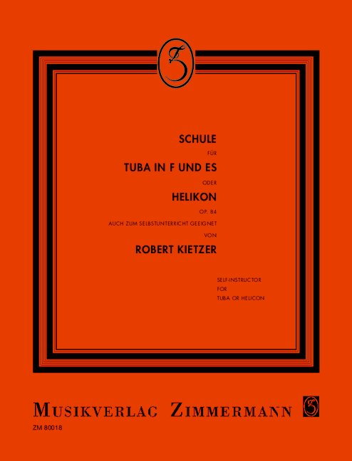 Front Cover Image Schule für Tuba in F und Es (Helikon) op. 84 