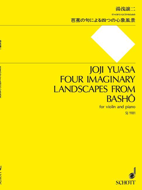 Front Cover Image Four Imaginary Landscapes from Bashô 