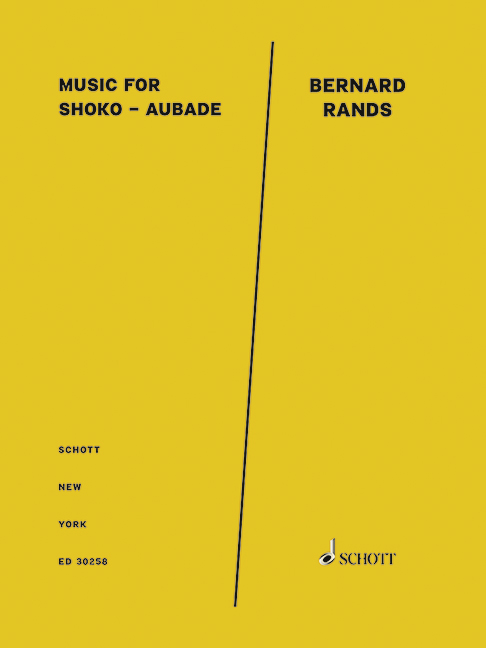 Front Cover Image Music for Shoko - Aubade 
