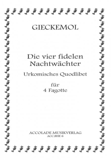 Front Cover Image Die vier fidelen Nachtwächter 