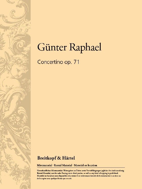 Other Cover Image Concertino op. 71 (1951)