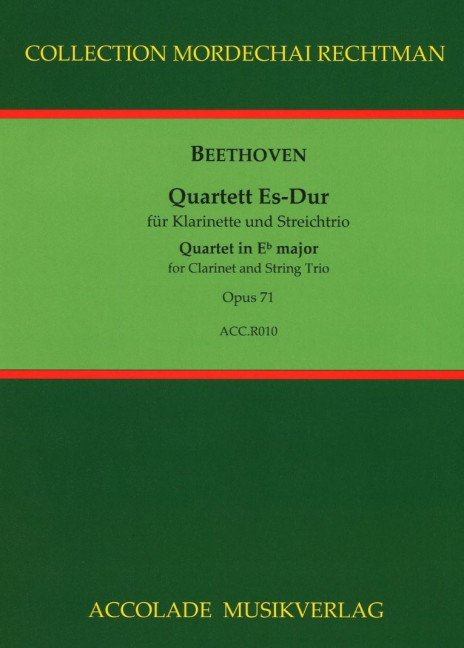 Front Cover Image Quartett Es-Dur op. 71 