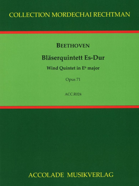 Front Cover Image Bläserquintett Es-Dur op. 71 