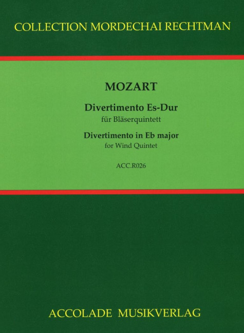 Front Cover Image Divertimento Es-Dur KV 439b, 1 