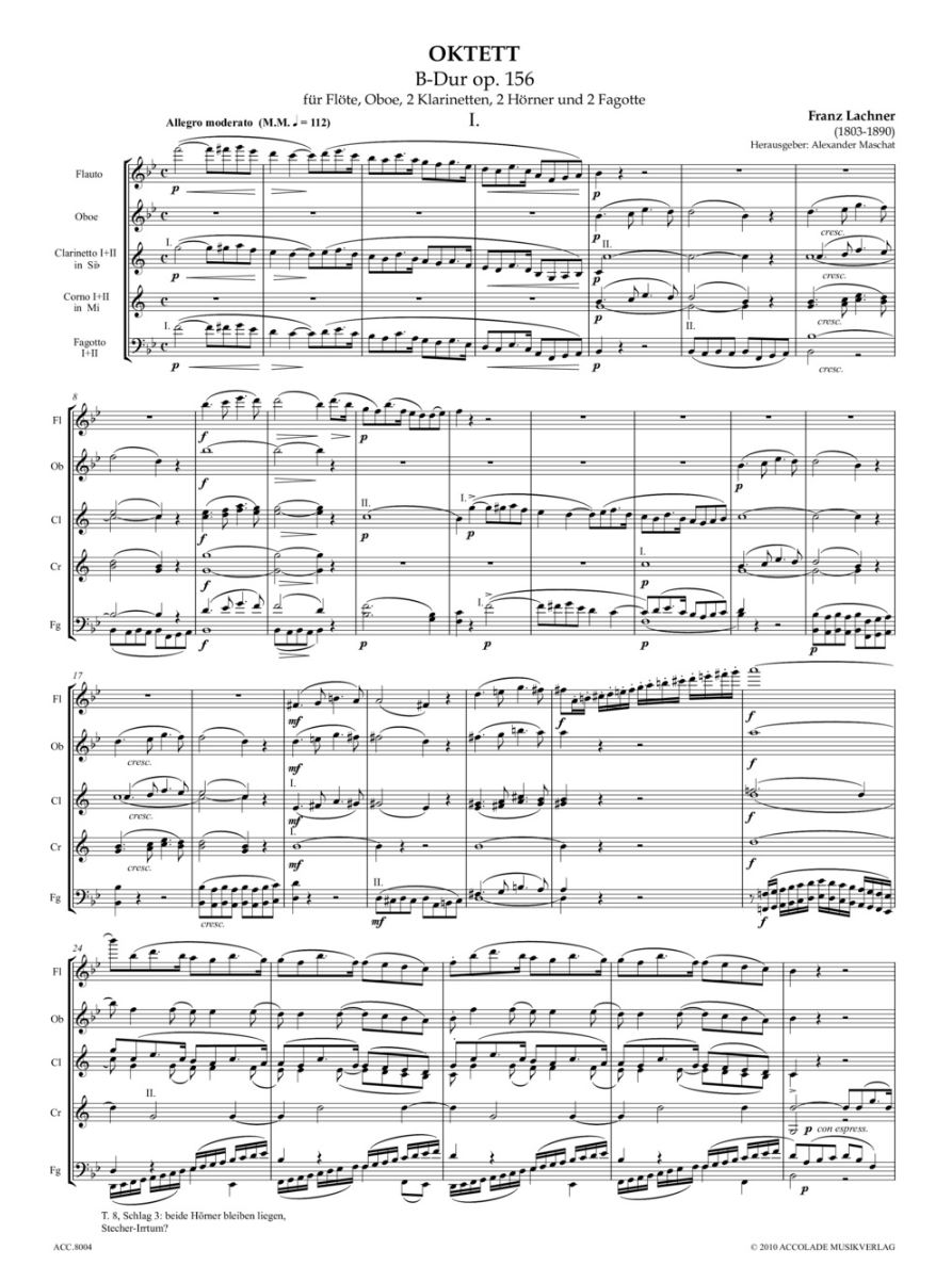 Other Cover Image Bläseroktett op. 156 