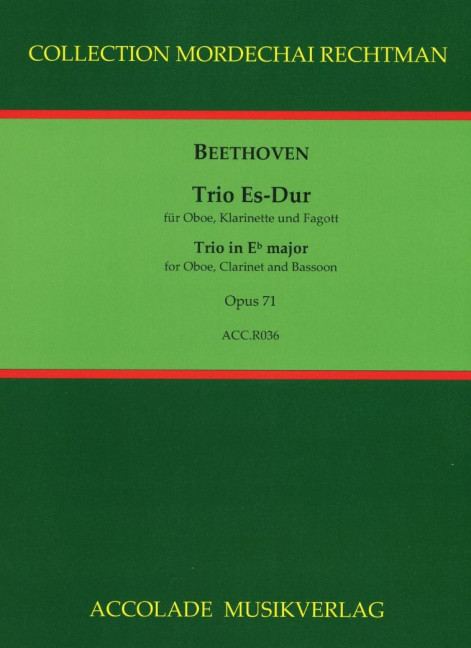 Front Cover Image Trio Es-Dur op. 71 