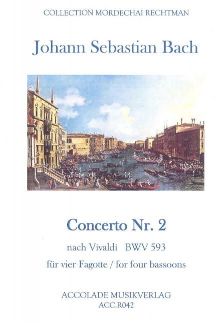 Front Cover Image Concerto Nr. 2 BWV 593 
