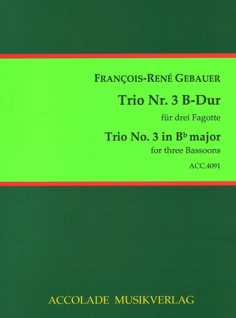 Front Cover Image Trio Nr. 3 