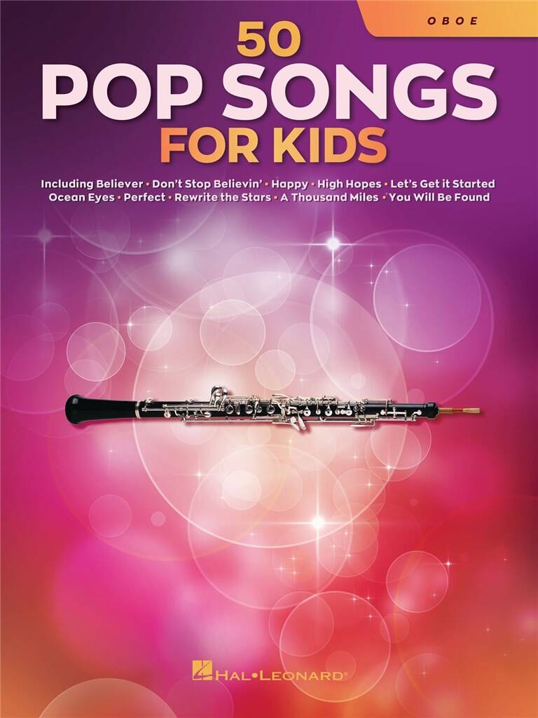 Front Cover Image 50 Pop Songs for Kids for Oboe