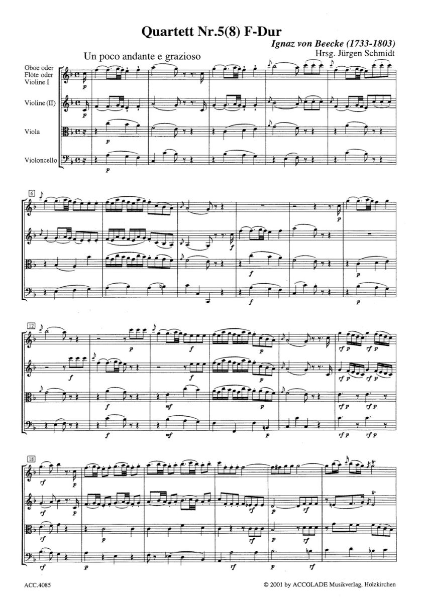 Other Cover Image Quartett Nr. 5 (8) 