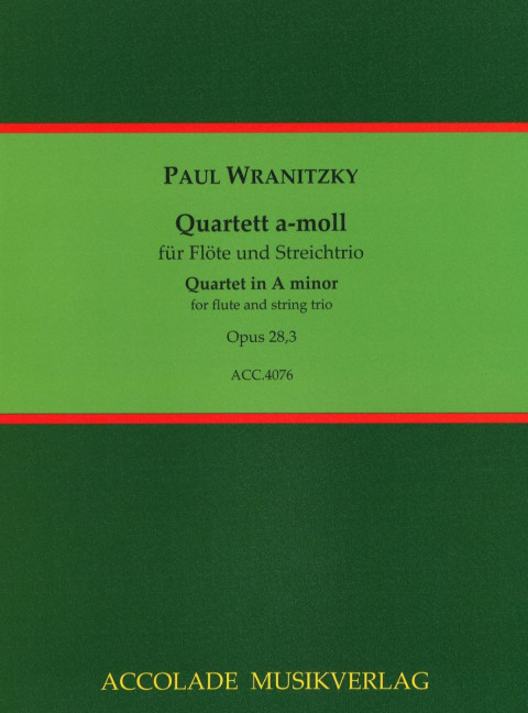 Front Cover Image Quartett op.28, 3 