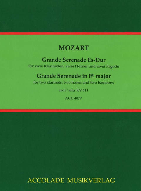Front Cover Image Grande Serenade 