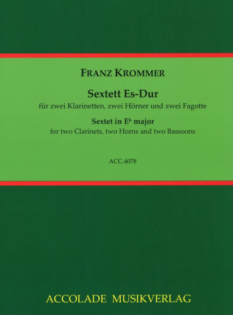 Front Cover Image Sextett 