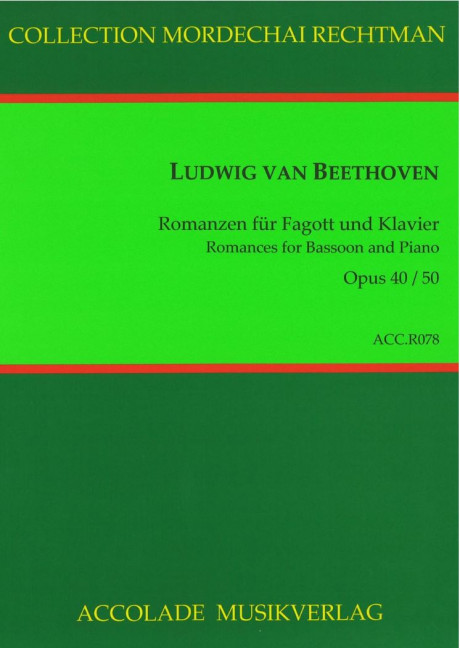 Front Cover Image Romanzen für Fagott und Klavier 