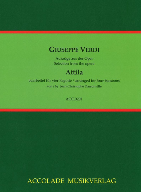 Front Cover Image Attila - Auszüge aus der Oper 
