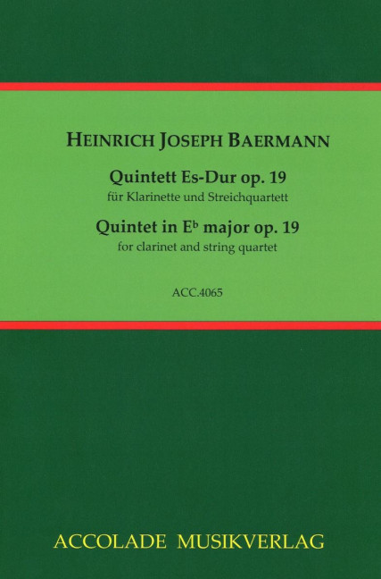 Front Cover Image Quintett op. 19 