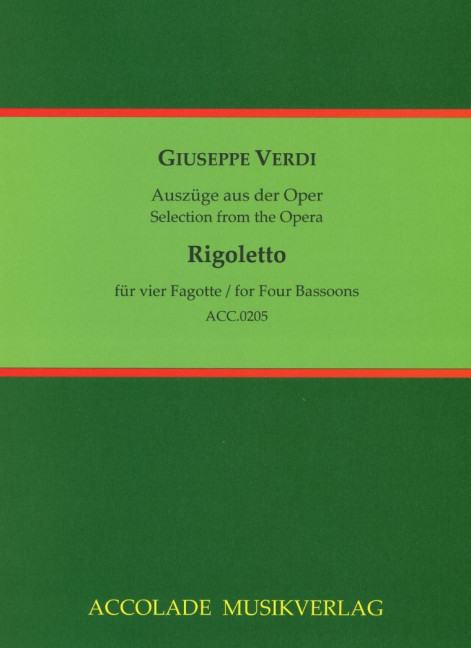 Front Cover Image Rigoletto - Auszüge aus der Oper 