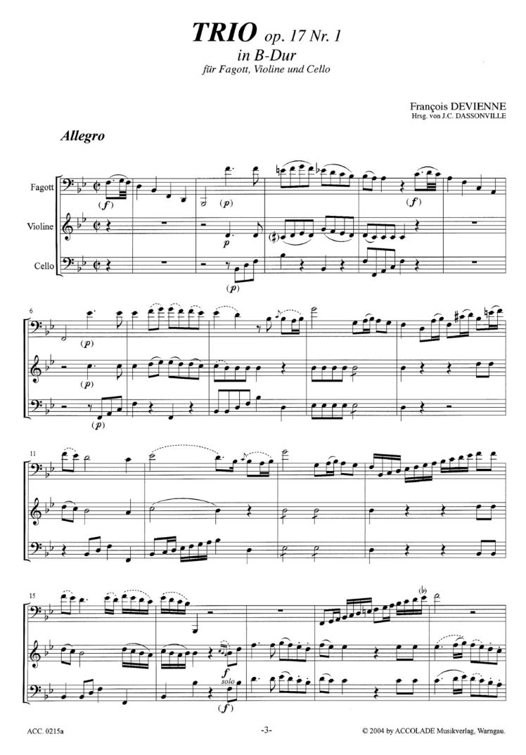 Other Cover Image 6 Trios 1 op. 17, 1-3 Band 1