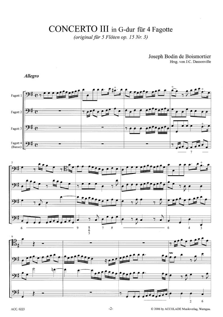 Other Cover Image Konzert G-Dur op.15,3 