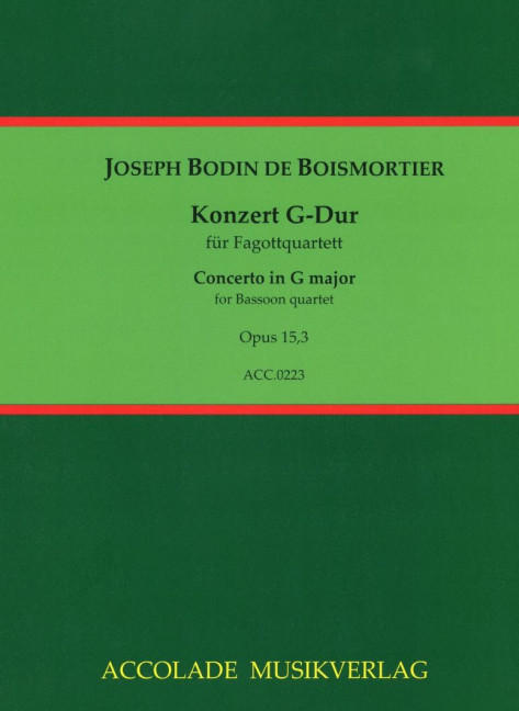 Front Cover Image Konzert G-Dur op.15,3 