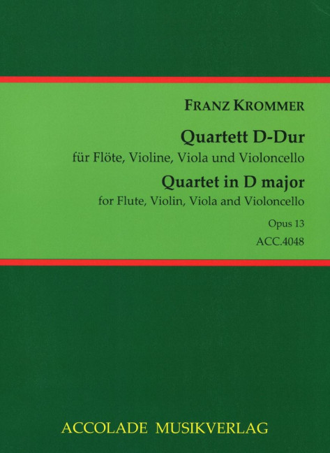 Front Cover Image Quartett op. 13 