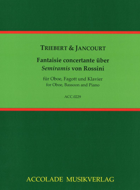 Front Cover Image Fantaisie concertante über "Semiramis" von Rossini 