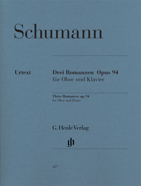 Front Cover Image Romanzen für Oboe (Violine, Klarinette) und Klavier op. 94