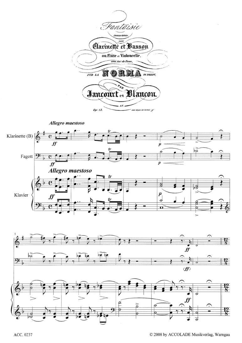 Other Cover Image Fantaisie concertante über "Norma" von Bellini 