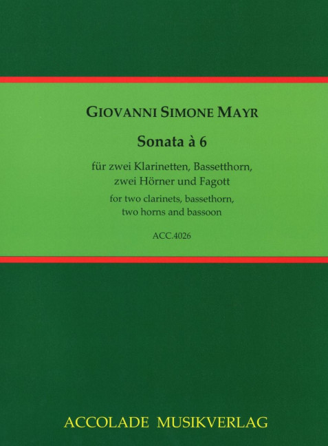Front Cover Image Sonate à 6 