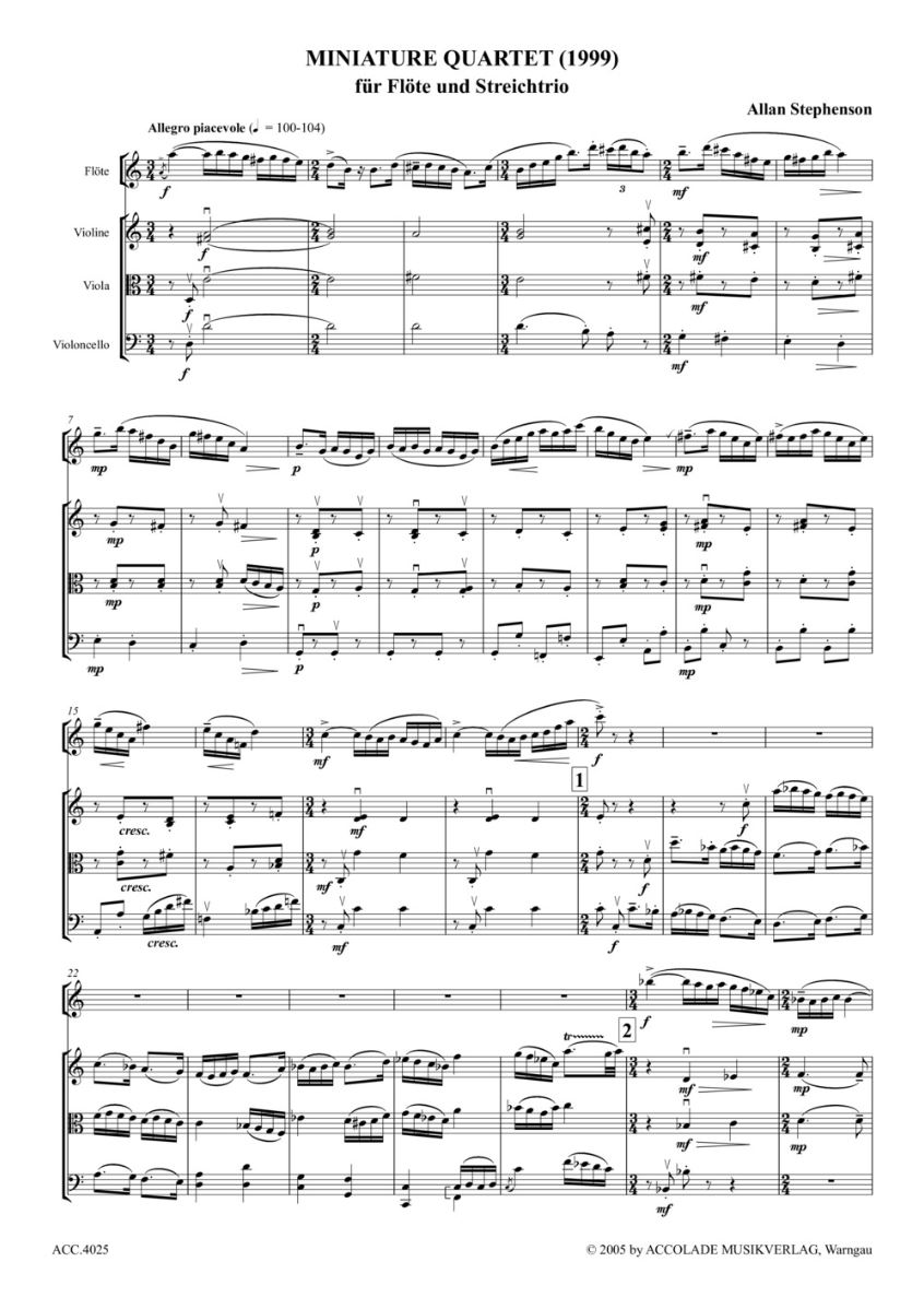 Other Cover Image Miniature Quartet 