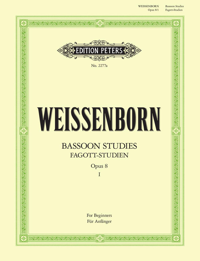 Front Cover Image Fagott-Studien, Heft 1: Für Anfänger op. 8