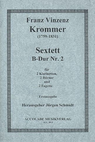 Front Cover Image Sextett B-Dur Nr. 2 