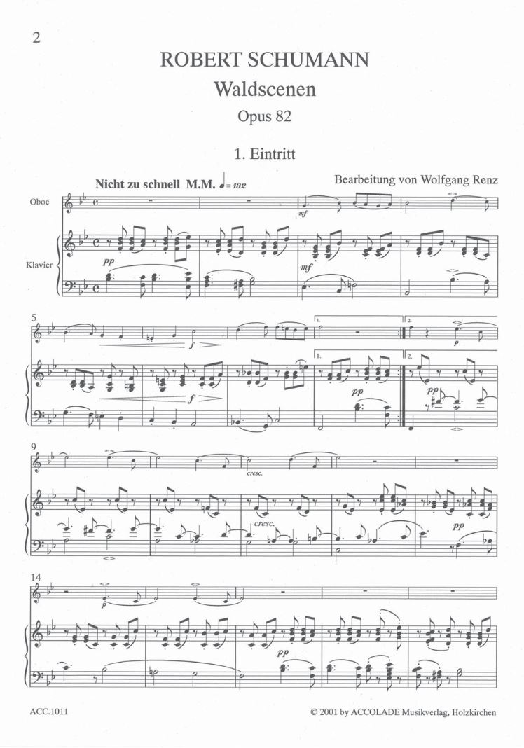 Other Cover Image Waldszenen op. 82 op. 82 