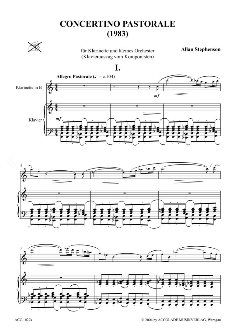 Other Cover Image Concertino pastorale 