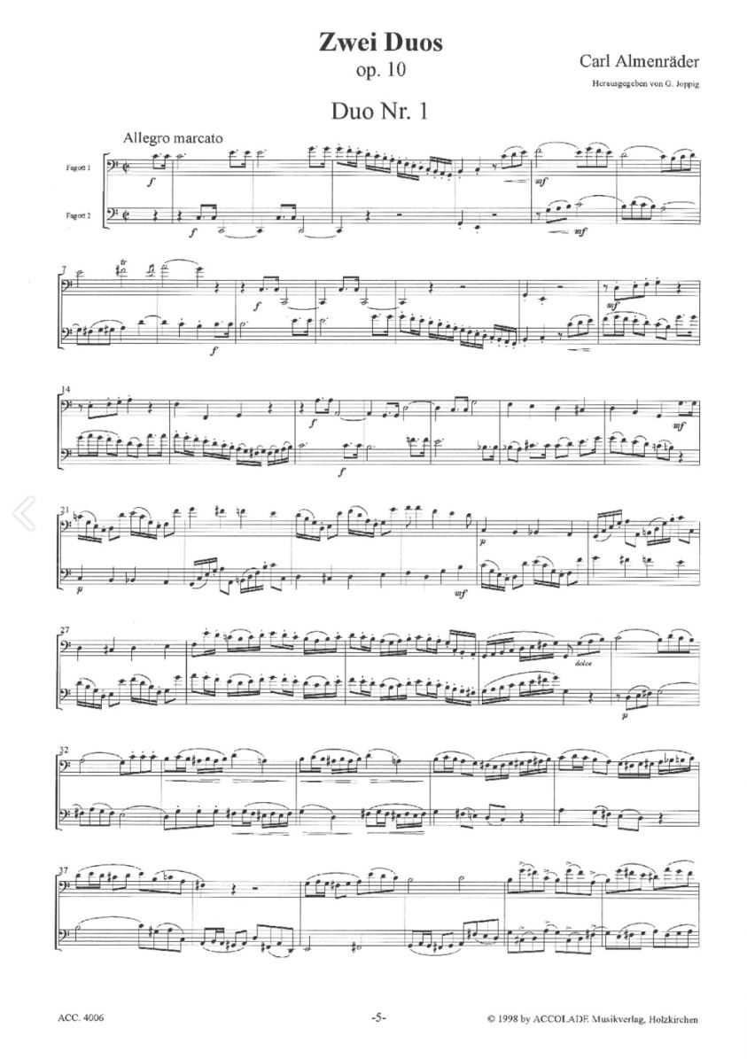 Other Cover Image Zwei Duos op. 10 