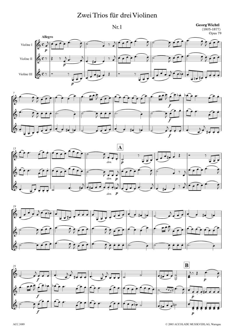 Other Cover Image Zwei Trios op. 79 
